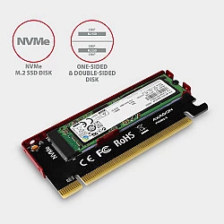 Axagon PCEM2-S interface cards/adapter Internal M.2