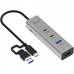Universal Charging Metal HUB 2xUSB-C/2xUSB-A PD 85W