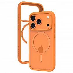 dbramante1928 Grenen - Hintere Abdeckung fr Mobiltelefon - MagSafe-Kompatibilitt - Kunststoff - orange - fr Apple