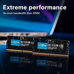 Operatyvinė atmintis Crucial 64GB DDR5 5600MHz CL46 SO-DIMM