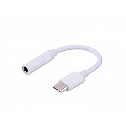 SAVIO USB Type 3.1 C (M) – Jack 3.5mm (F) Audio adapter White AK-35