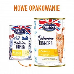 BUTCHER'S Delicious Dinners Chicken Jellied Pieces - wet cat food - 400g