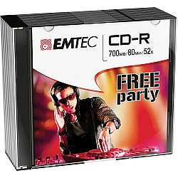 EMTEC Vinyl Look - 10 x CD-R - 700 MB (80 Min) 52x