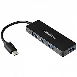 Hub HUE-G1C 4x USB3.2 Gen 1 SLIM, 14cm Type-C cable