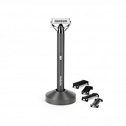 BaByliss Super-X Metal OT996E beard trimmer Battery 5 5 mm Wet & Dry Silver