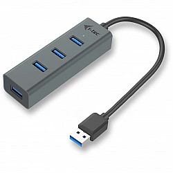 USB 3.0 Metal 4-port passive USB HUB, 4x port USB 3.0