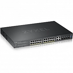 Zyxel GS2220-28HP-EU0101F network switch Managed L2 Gigabit Ethernet (10/100/1000) Power over Ethernet (PoE) Black
