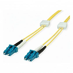 ZVK GmbH EasyLan FO Patch Cord Premium, Duplex - Patch-Kabel - LC Single-Modus (M) zu LC Single-Modus (M) - 2 m - Glasfaser - Duplex - 9/125 Mikrometer - OS2 - Gelb, RAL 1021 (LSD02200020)