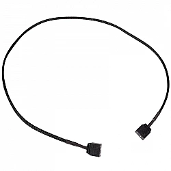 Verlängerungskabel aRGB 3-Pin auf 3-Pin, 60cm (schwarz, inkl. Steckverbinder)