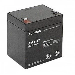 12V 5AH VRLA AM5-12T2 ACUMAX EMU BATTERY