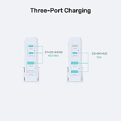 UNITEK P1228ABK01-EU mobile device charger Universal Black AC Fast charging Indoor