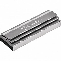 SilverStone TP04 - Solid State Drive Kühlkörper - Titanium Gray