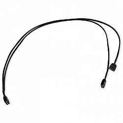 Y-Kabelsplitter aRGB 3-Pin auf 2x 3-Pin, 60cm (schwarz, inkl. Steckverbinder)