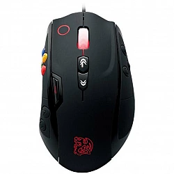 Tt eSPORTS VOLOS GAMING MOUSE 8200DPI Die VOLOS besitzt einen Avago Laser mit einer Abtastrate von bis zu 8200 DPI, Omron Mikroschalter mit einer Lebenserwartung bis zu 5 Millionen Klicks und 14 Tasten, die mit Makros belegt werden können./ (MO-VLS-WDLOBK-01)