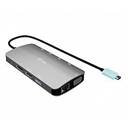 USB-C Meatl Nano 3x Display DP HDMI Docking Station Power Delivery 100 W