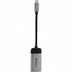 Verbatim USB-C auf HDMI 4K Adapter ermöglicht eine nahtlose Verbindung von jedem beliebigen USB-C Gerät zu Ihrem Projektor - TV oder Monitor - 0,01 m - USB C - HDMI - Männlich - Weiblich - Gerade (49143)