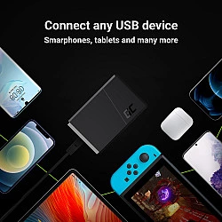 Green Cell CHARGC05 mobile device charger Black Indoor