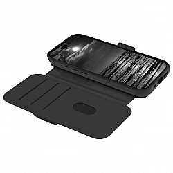 dbramante1928 Lynge - Flip-Hlle fr Mobiltelefon - ICON - MagSafe-Kompatibilitt - ICON - Midnight - fr Apple iPhone 16