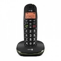DORO PhoneEasy 100w - Schnurlostelefon mit Rufnummernanzeige - DECT\GAP - Schwarz (380098)