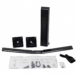 WorkFit Dual-Monitor-Kit, Monitorhalterung schwarz