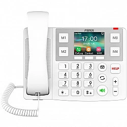 Fanvil X7A - IP-Telefon - Weiß - Kabelgebundenes Mobilteil - 2 Zeilen - 1000 Eintragungen - LCD (X305)