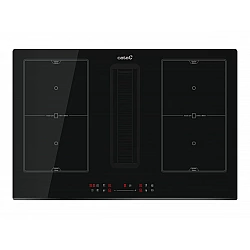 CATA Venting Hob | IAS 7024 | Induction | Number of burners/cooking zones 4 | Slider | Black | CATA | Hob with Hood | IAS 7024 | Induction | 77 cm | Number of burners/cooking zones 4 | Black | Slider