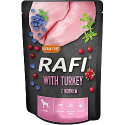 DOLINA NOTECI RAFI - Wet dog food - turkey, blueberry, cranberry 300 g