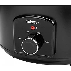 Tristar VS-3915 Langsamer Kocher - 180 W - 230 V - Drehregler - Schwarz - Edelstahl - Glas (VS-3915)