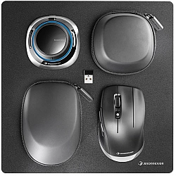 SpaceMouse Wireless Kit 2 3D mouse ergonomic 2 buttons wireless, wired 2.4 GHz