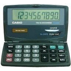 Casio SL-210TE - Taschenrechner - 10 Stellen - Solarpanel, Batterie (SL-210TE-S-GH)