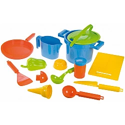 Sand set Kitchen dishes 14 pcs