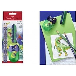 FABER-CASTELL Schreibset Dino grün (111519)