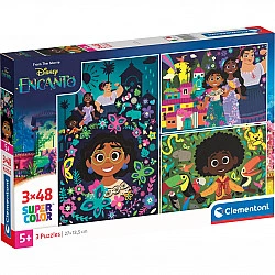 Supercolor - Disney Encanto, Puzzle 3x 48 Teile