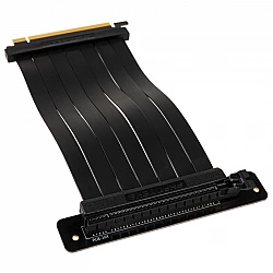 PHANTEKS PCIe x16 Riser Ribbon Cable, 90 degrees, 22cm - black