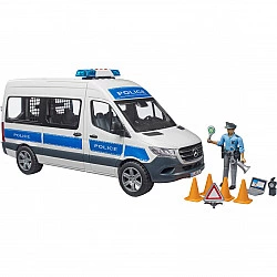 Mercedes-Benz Police Sprinter set with a figure and a light/sound module