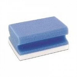 FRANKEN Universal-Reinigungsschwamm X-Wipe!, blau/weiß zur Reinigung stark verschmutzter Schreibtafeloberflächen (Z1945)
