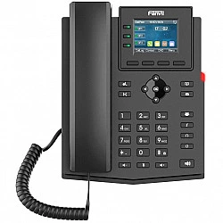 Fanvil X303G - IP-Telefon - Schwarz - Kabelgebundenes Mobilteil - Tisch/Wand - Linux - 4 Zeilen (X303G)