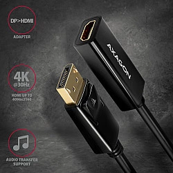 DisplayPort > HDMI 1.4 adapter 4K/30Hz, RVD-HI14N