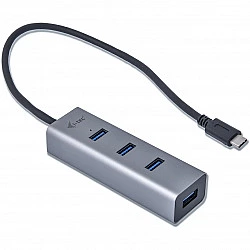 USB-C Metal 4-Port HUB USB 3.0 4x USB 3.0