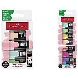 FABER-CASTELL TXTLNR Pastell Textmarker farbsortiert, 8 St. (154218)