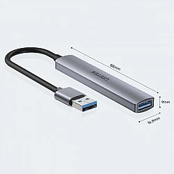 HUB Unitek H1208A USB-A / 3x USB-A 2.0, USB-A 3.0