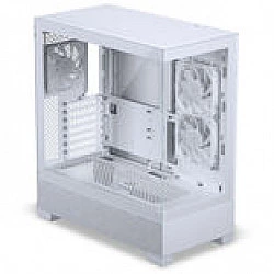 PHANTEKS XT View Matrix PC-Gehäuse, Midi-Tower, E-ATX, Tempered Glass, Matrix LED - weiß (PH-XT523VM1_DWT01)
