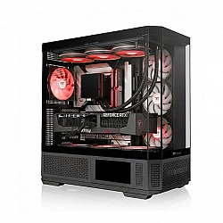 View 370 TG ARGB, Tower-Gehäuse schwarz, Tempered Glass x 3