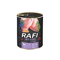 Dolina Noteci Rafi Dog wet food with rabbit, blueberry and cranberry - 800g