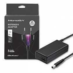 Qoltec 50085.90W Power adapter for Dell | 90W | 19.5V | 4.62A | 7.4*5.0+pin | +power cable