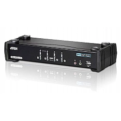 KVMP Switch, 4-port, ATEN CubiQ CS1784A, DVI, USB 2.0, Audio 2.1