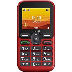 Doro Leva L10 4G, Großtastenhandy, rot (380571)