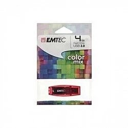 USB FlashDrive 4GB EMTEC C410 (Rot) USB 2.0 (ECMMD4GC410)