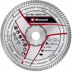 Turbo-Diamant-Trennscheibe, Ø 200 x 25,4 x 2,6mm (für Fliesenschneidmaschinen)