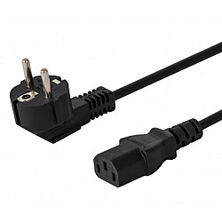 SAVIO CL-146 Power cable Schuko IEC C13, 3 m Black